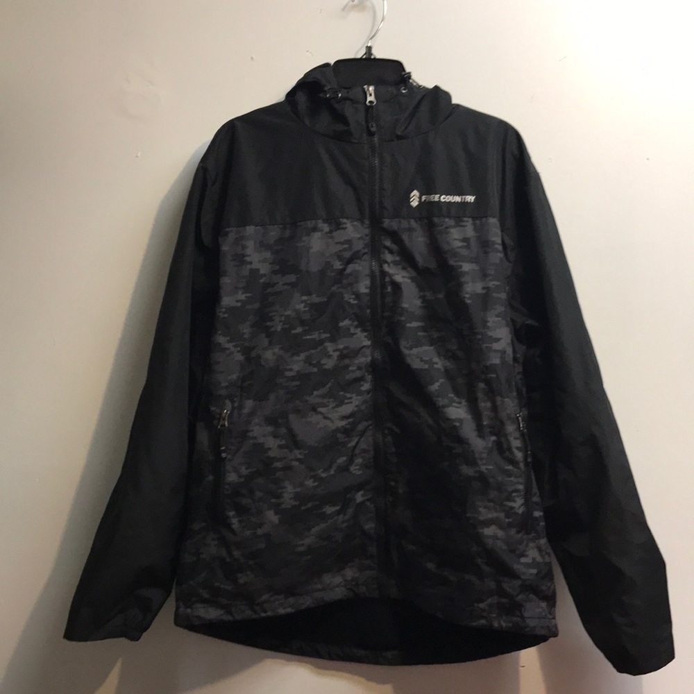 Free Country Hooded Zip Up Jacket